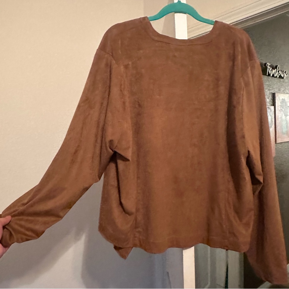 Torrid faux suede blazer